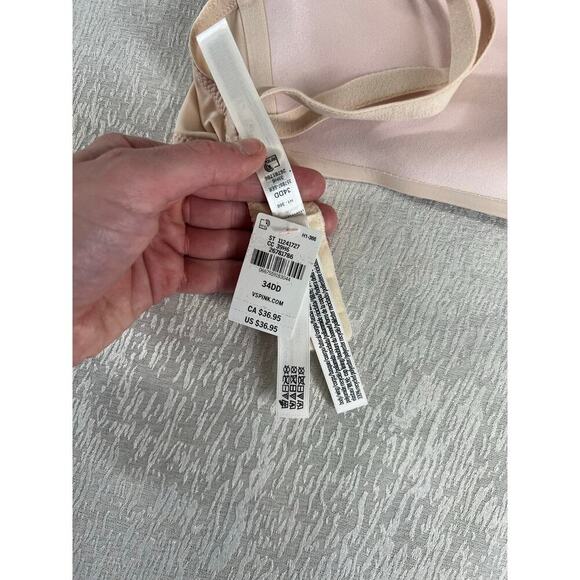 Victoria’s Secret Pink Wear Everywhere Push-Up Wireless Bra, size 34DD, NWT! - Picture 5 of 7